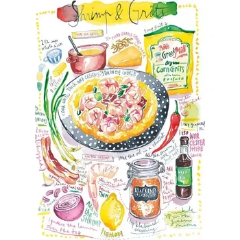 Puzzle Puzzle krevety s krupicí 1000 dílků MAGNOLIA