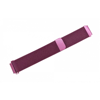 Řemínek na hodinky Milánský tah fialový 18 mm
