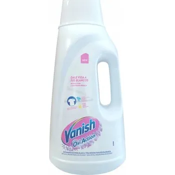 Odstraňovač skvrn Vanish Oxi Action odstraňovač skvrn na bílé prádlo, tekutý, 1,8 l
