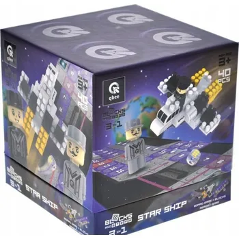 ostatní stavebnice Stavebnice „Block&Steps Loď“ Desková hra 3v1