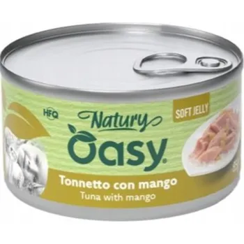 Krmivo pro kočku Mokré krmivo pro kočky - Oasy Natury Jelly - TUŇÁK S MANGEM - konzerva 150 g