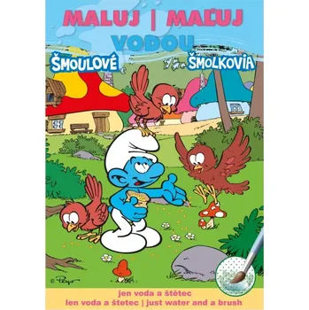 omalovánky Šmoulové 1 Maluj vodou A5