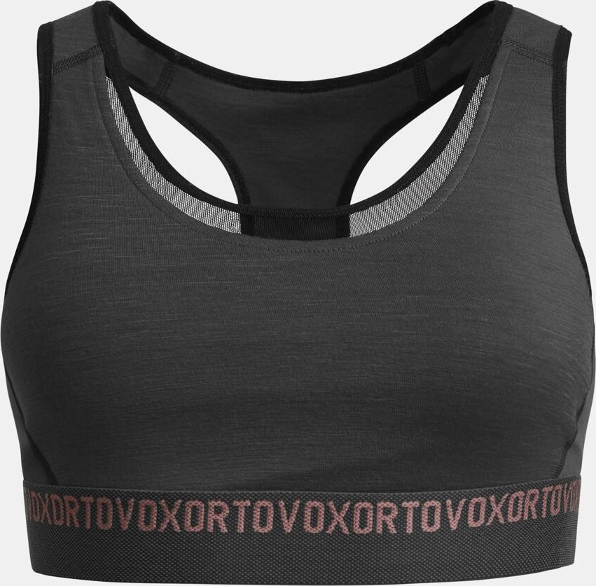 Dámská sportovní podprsenka Ortovox 185 Rock N Wool Sport Top W L black raven