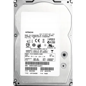 Interní pevný disk Hitachi HUS156060VLS600 600GB 15k SAS II 3.5" HDD