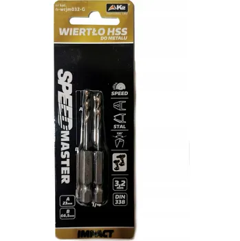 Vrták Vrtáky do kovu HSS SPEEDMASTER 3,2 mm 1/4"