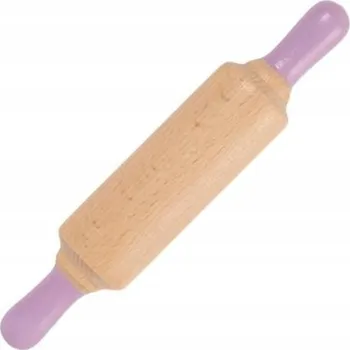 Váleček na těsto ChildGen: dřevěný váleček na modelínu FIALOVÝ