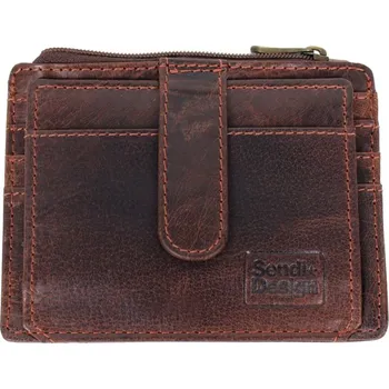 Peněženka Sendi Design Pánská kožená peněženka B-2731CC hnědá