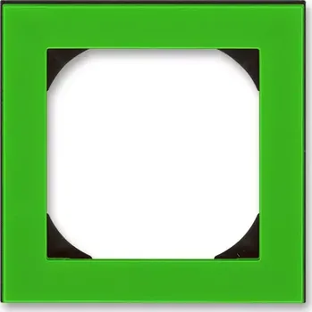 Elektroinstalační materiál Rámeček jednonásobný s otvorem 55x55, 3901H-A05510 67, ABB, Levit®, zelená / kouřová černá (ABB, Levit®, zelená / kouřová černá)