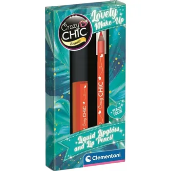 Make-up Clementoni Crazy Chic Rtěnka s konturovací tužkou Tropical Peach
