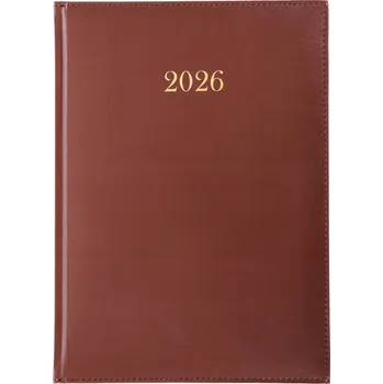 Diář Knižní kalendář 2026 A4 Artsezon hnědý