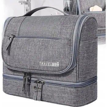 Kosmetická taška VELKÁ KOSMETICKÁ TAŠKA PÁNSKÁ DÁMSKÁ CESTOVNÍ TURISTICKÁ KUFŘÍK NA KOSMETIKU