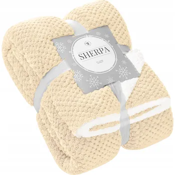 deka Deka Spod Igły i Nitki polyester 150 cm x 200 cm béžová