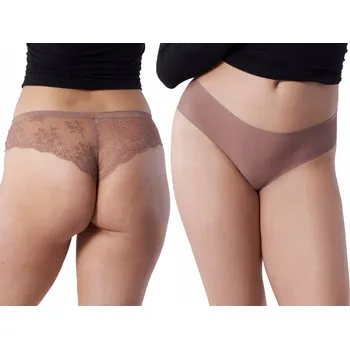 Kalhotky KALHOTKY BRAZILSKÉHO TYPU S KRAJKOVOU ZADNÍ ČÁSTÍ JULIMEX XL