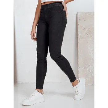 Dámské kalhoty Dámské kalhoty skinny jeans UY2746 Barva: Černá, Velikost: 42