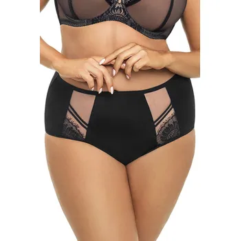 Kalhotky Černé luxusní kalhotky Gorsenia Paradise, 2XL i510_35937373998