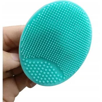 Přípravek na čištění pleti a oči KARTÁČEK SILIKONOVÝ ČISTÍCÍ KARTÁČEK / MYCÍ HOUBIČKA NA OBLIČEJ ČIŠTĚNÍ PLETI TYRKYSOVÁ