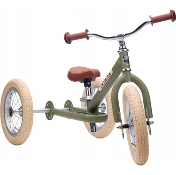 Odrážedlo První dětské tříkolové odrážedlo 2v1 zelené matné Trybike