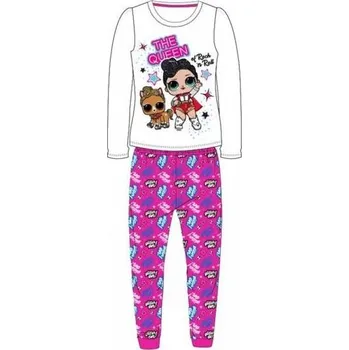 Dívčí pyžamo Eplusm Dívčí pyžamo L.O.L. s mazlíčkem dlouhé Barva: Bílorůžová, Velikost: 98