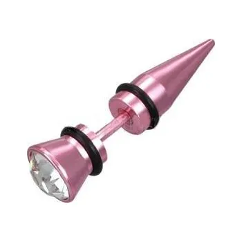 Piercing Piercing chirurgická ocel růžový 9 (Piercing chirurgická ocel)