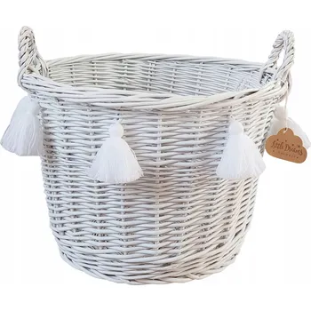 úložný prostor na hračky Koš na hračky Little Dreams 41 x 37 cm bílý