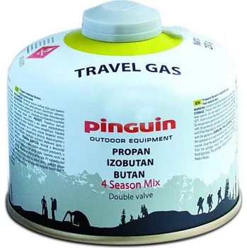 Plynová kartuše Plynová kartuše Pinguin závitová 230 g butan/isobutan/propan