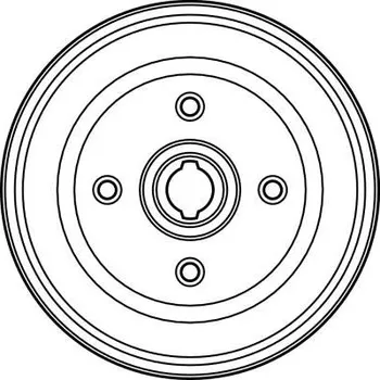 Zavěšení kol TRW DB4134 Brzdový buben