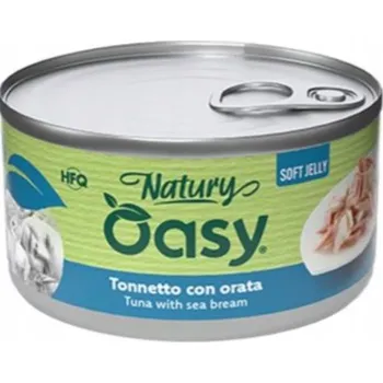Krmivo pro kočku OASY kot NATURY Jelly - Tuňák s Treskou 150g