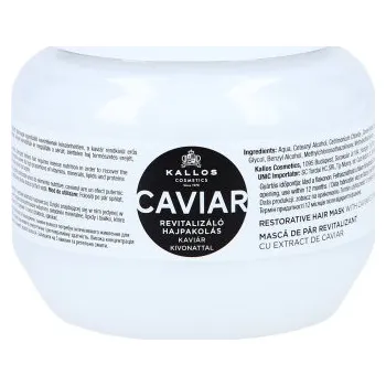 Vlasová regenerace Kallos Caviar Restorative Hair Mask With Caviar Extract revitalizační maska na vlasy s extraktem z kaviáru 275 Ml