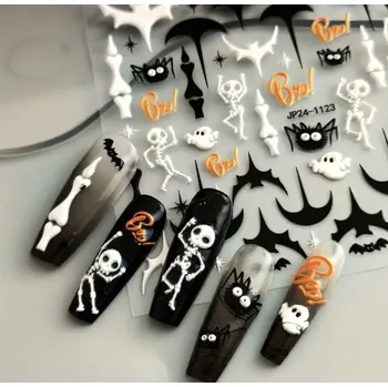Halloween - 5D nálepky na nehty - č.2