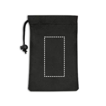 Ručník BERNAL. Fitness chladicí ručník recyklovaný polyesterový šátek (100% rPET) s netkaným sáčkem 30 Střed, 50 x 100 Transfer, 3 barvy