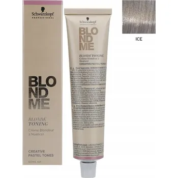 Barva na vlasy Tónovací krém na blond vlasy Schwarzkopf Professional Blondme T- Ice 60 Ml