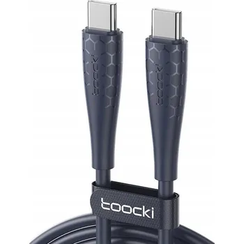Datový kabel Kabel Toocki USB-C - USB-C 1 m modrý