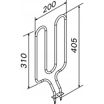 Topné těleso, spirála pro saunová kamna D23, 1150W/230V