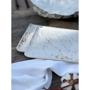 Talíř Keramický talíř na chuťovky Brown Loft