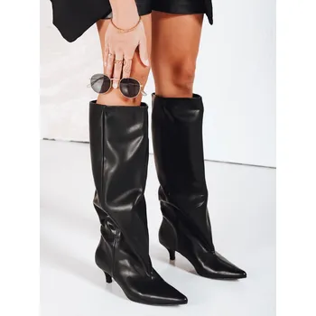 Dámské kozačky Dámské kozačky ZY1190 Barva: Černá, Velikost: 38