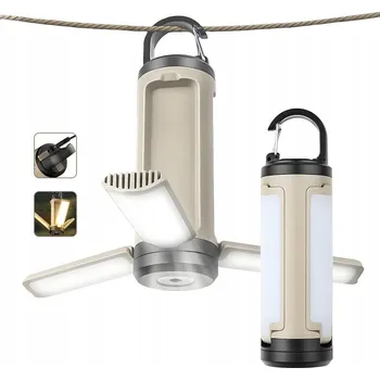 Svítilna Nejlepší kempingová lampa akumulátorová venkovní svítilna nouzová