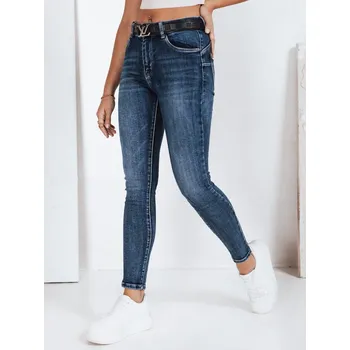 Dámské oblečení Džíny dámské push up UY2795 Barva: Tmavě Modrá, Velikost: 31