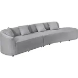 Invicta Třímístná pohovka ATELIER šedá 330 cm 46547