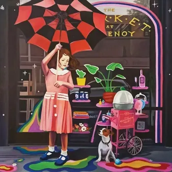 Puzzle Puzzle magnolia s deštníkem 1023 dílků