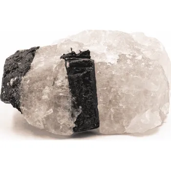 Přírodní kámen Milujeme Kameny Křišťál s turmalínem - drúza KTP49 565041