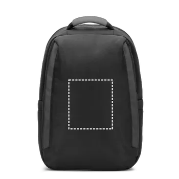 Sportovní batoh YANGON BPACK. Batoh proti krádeži, z kepru s vodoodpudivou úpravou a recyklovaného polyesteru 600D vysoké hustoty, na 17.3" notebook 10 Střed, 160 x 180 Transfer, 3 barvy