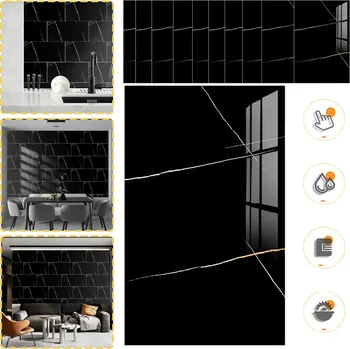 Samolepící dekorace 10X SAMOLEPKY NA OBKLADY, SAMOLEPICÍ OBKLADY S EFEKTEM MARMORU 30 X 60 CM