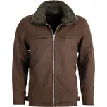 Pánská Kožená Bunda Chic Foster Skipper Brixton Hnědá Velikost: 8XL