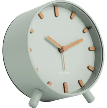 Budík Stojací hodiny budík GRACE zelené