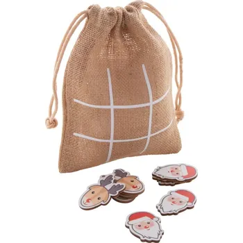 Vánoční dekorace Juxo vánoční piškvorky, Santa Claus a sob 5 bez potisku bez potisku