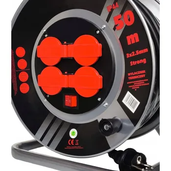 Napájecí kabel Prodlužovací kabel KAMALINK Prodlužovací Kabel 50 m, 4 ks černý