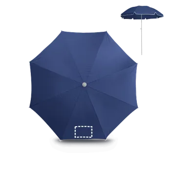 Slunečník DERING. Slunečník 170T 10 Panel 1, 220 x 140 Transfer, 2 barvy