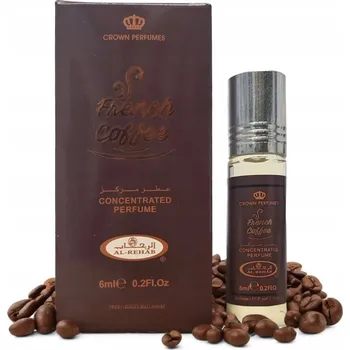 Káva Parfémovaný olej Al-Rehab French Coffee káva vanilka karamel 6 ml