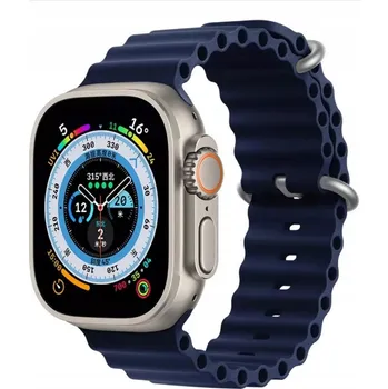 Příslušenství k chytrým hodinkám ŘEMÍNEK PRO APPLE WATCH 42/44/45/49mm SE/9/8/7/6/5/4/3/2/1 MODRÝ