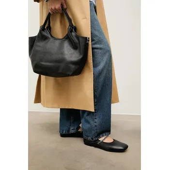 Dámské baleríny Kožené baleríny Answear.LAB černá barva V2092-08-1 99X, EUR 37